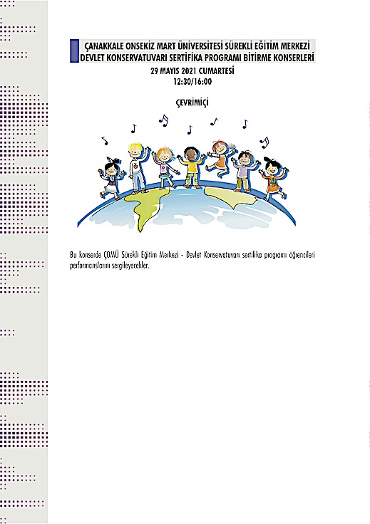 Çanakkale Onsekiz Mart Üniversitesi Devlet Konservatuvarı 2020-2021 Eğitim Öğretim Yılı Bahar Yarıyılı Bilimsel ve Sanatsal Etkinlikler-43