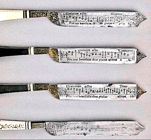 16. Yüzyıl Notalı Bıçakları