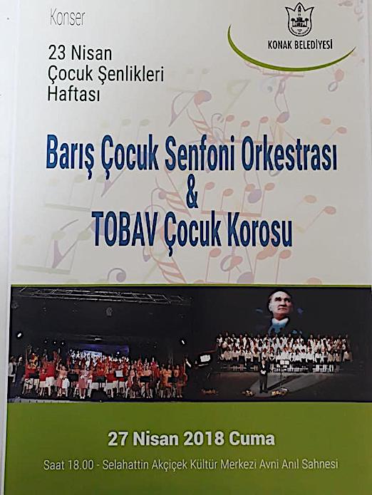 27.04.2018 / Barış Çocuk Senfoni Orkestrası ve TOBAV Çocuk Korosu - 23 Nisan Çocuk Şenlikleri Haftası