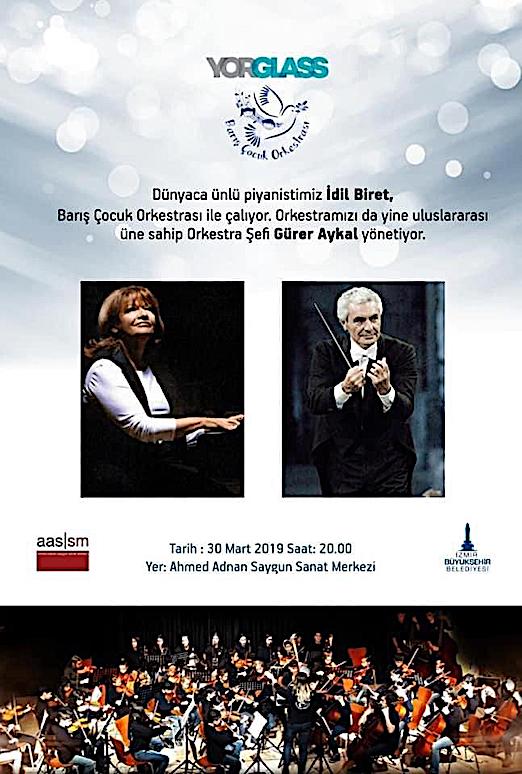 30.03.2019 / Barış Çocuk Orkestrası Dinletisi - Gürer Aykal ve İdil Biret