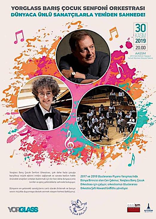30.11.2019 / Yorglass Barış Çocuk Senfoni Orkestrası - Dünyaca Ünlü Sanatçılarla Yeniden Sahnede!