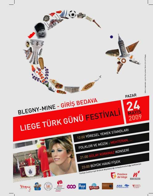 Liège Türk Günü Festivali Afişi