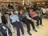 Türk Dünyası Müzik Topluluğu Üyeleri Hava Alanında Uçak Beklerken