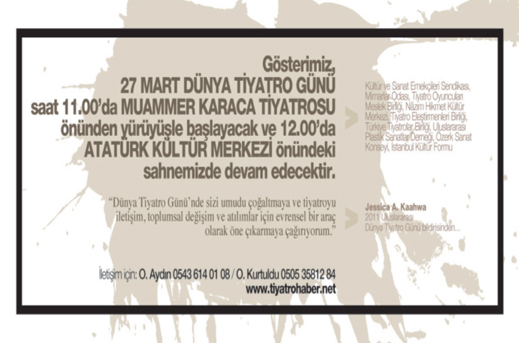 27 Mart Dünya Tiyatro Günü Gösterisi