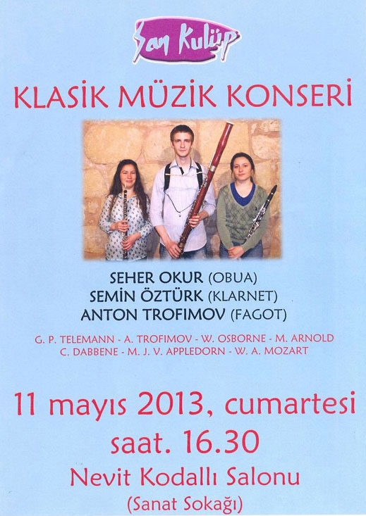 11.05.2013 San Klüp Dinletisi Afişi